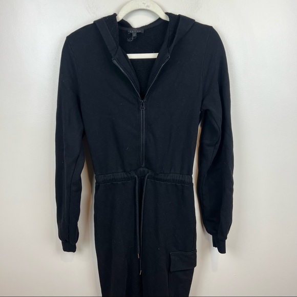 The Range Jet Black Hoodie Jumpsuit in Size XS - Picture 3 of 7